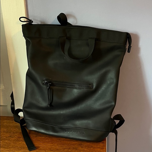 Duchamp London Black Men's Backpack - Picture 1 of 11